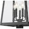 Z-Lite Rainer 5 Light Outdoor Post Mounted Fixture, 15.5in. W x 121.5in. H, Black 5015PHXLR-5011P-BK - alternate 5